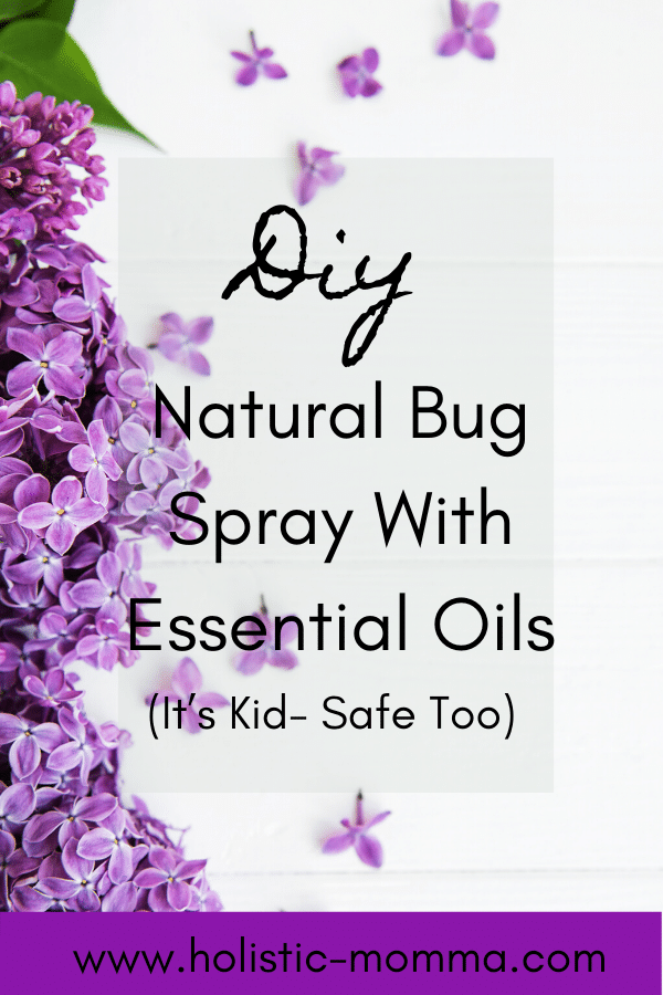 Natural Bug Spray with Essential Oils Safe for Kids