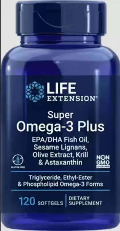 Life Extension Omega-3 Fish Oil, Krill Oil and Astaxanthin