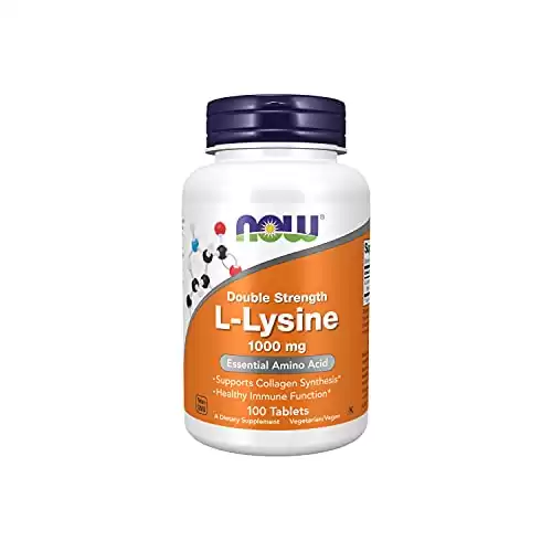NOW Supplements, (L-Lysine Hydrochloride) 1,000 mg
