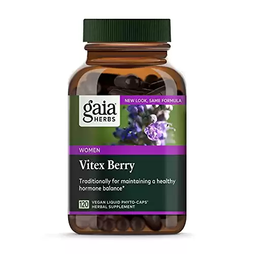 Gaia Herbs Vitex Berry (Chaste Tree) - Supports Hormone Balance & Fertility for Women