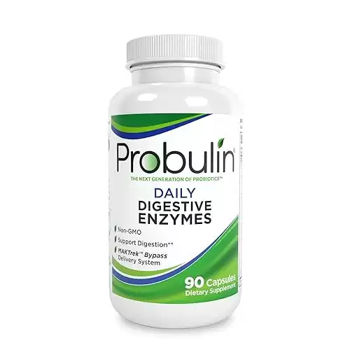Probulin Daily Digestive Enzymes Supplement, 90 Capsules