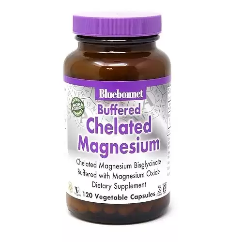 Bluebonnet Nutrition Albion Buffered Chelated Magnesium 200 mg, Magnesium Bisglycinate
