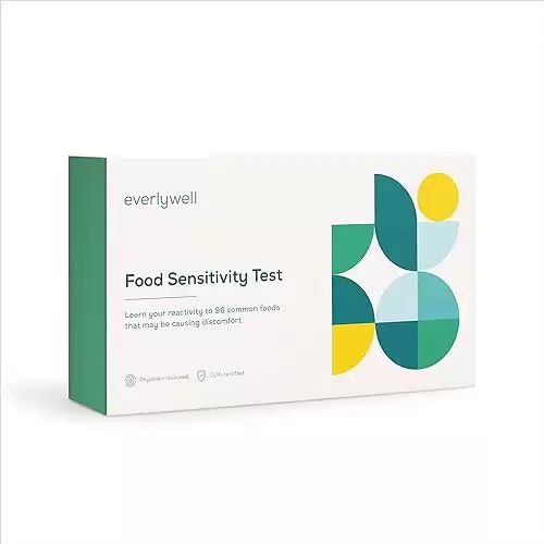 Everlywell Food Sensitivity Test - Learn How Your Body Responds to 96 Different Foods - at-Home Collection Kit