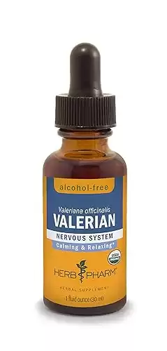 Herb Pharm Certified Organic Valerian Root Liquid Extract- 1 Ounce