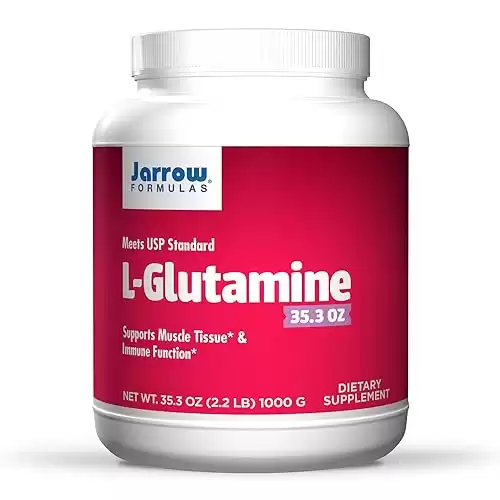 Jarrow Formulas L-Glutamine - 2.2 lb Powder - Amino Acid for Digestive & GI Health - Supports Muscle Tissue & Immune Function - 100% L-Glutamine - Approx. 500 Servings
