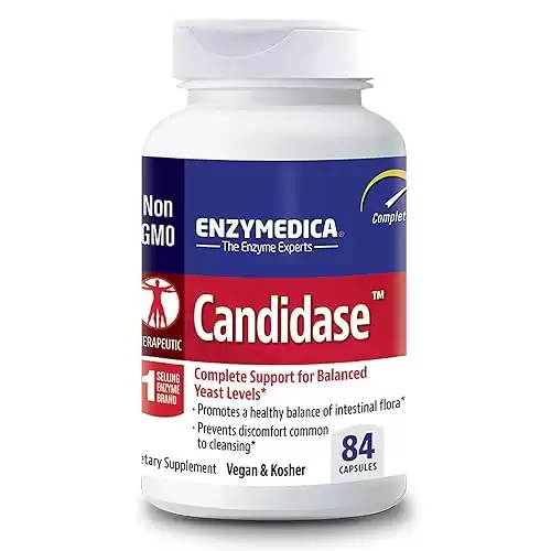 Enzymedica, Candidase, 84 Capsules, Enzyme Supplement to Support Balanced Yeast Levels & Digestive Health